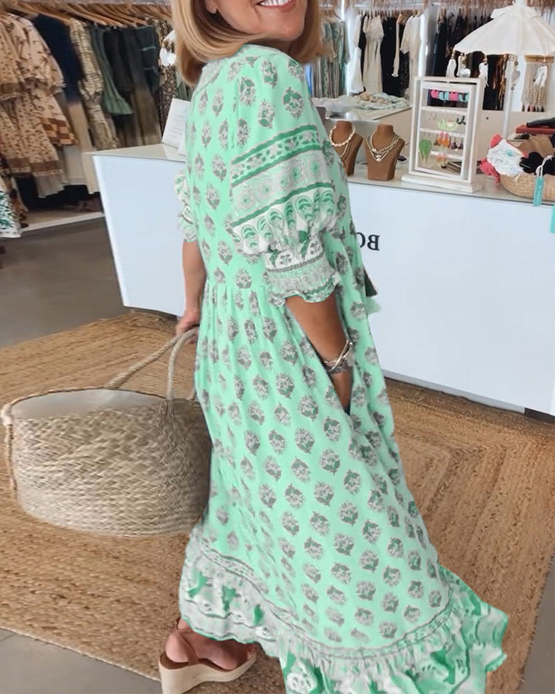 Verity - Bohemian jurk