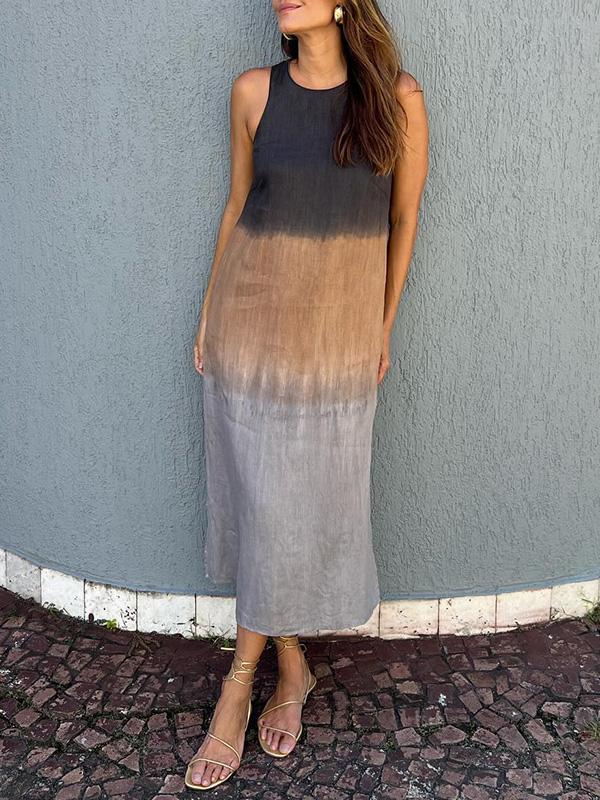 Heather - Casual jurk met kleurverloop