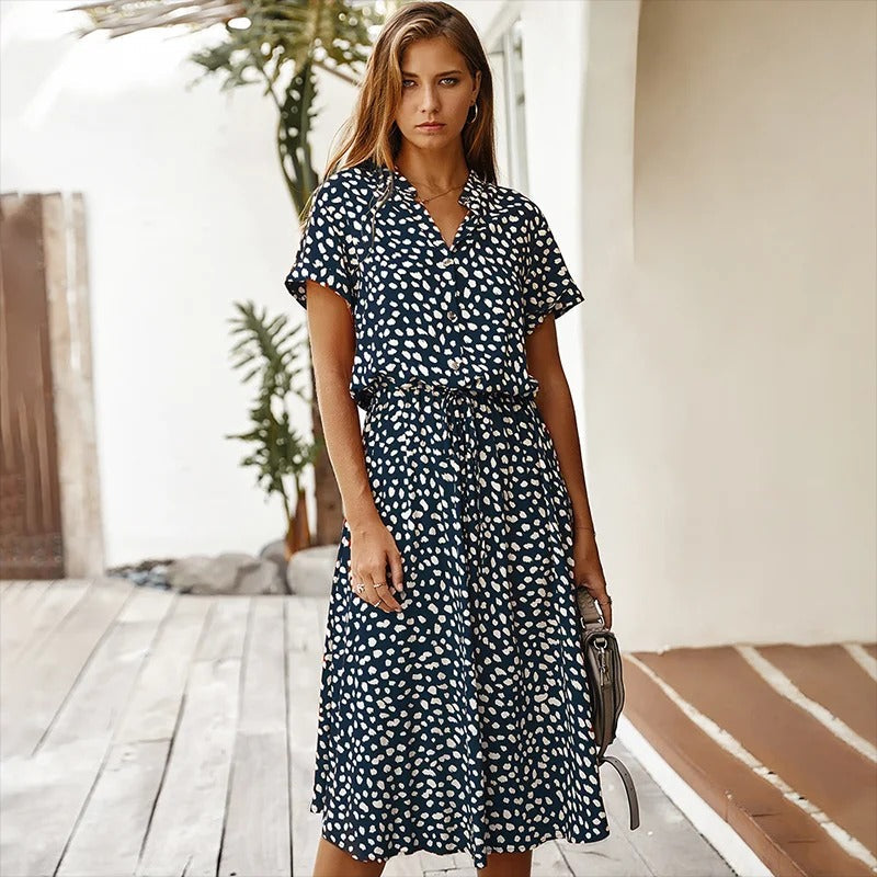 Faelina - Zomerjurk met print