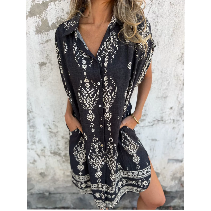 Mica - Vintage boho jurk