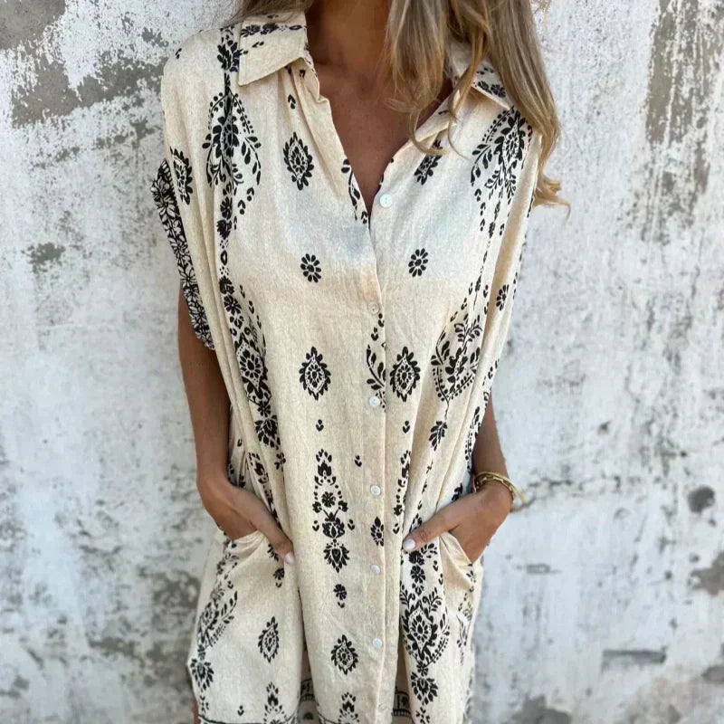 Mica - Vintage boho jurk