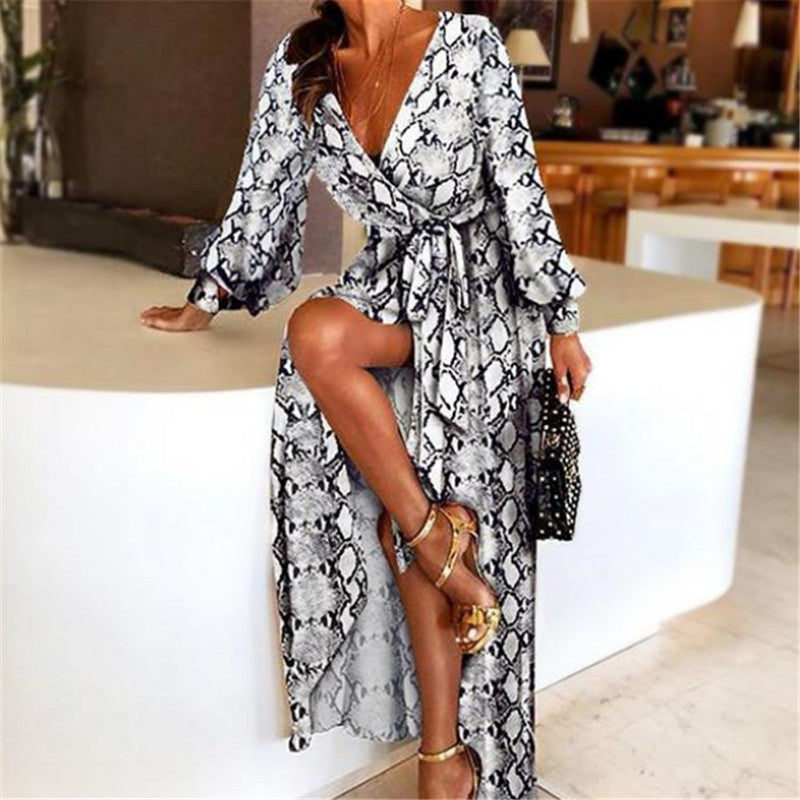 Faye - Boho jurk met print