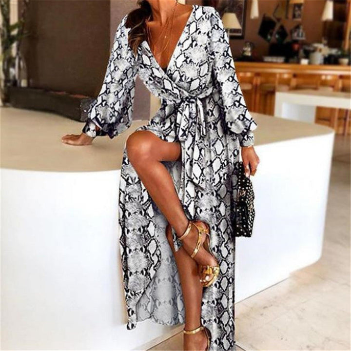 Faye - Boho jurk met print